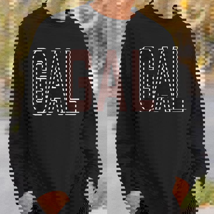 Gal ギャル【英語 文字】メッセージ 面白い デザイン スウェットシャツ 彼への贈り物