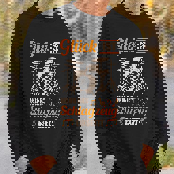Glück Ist Wenn Das ドラムセット ドラム&ドラム スウェットシャツ 彼への贈り物