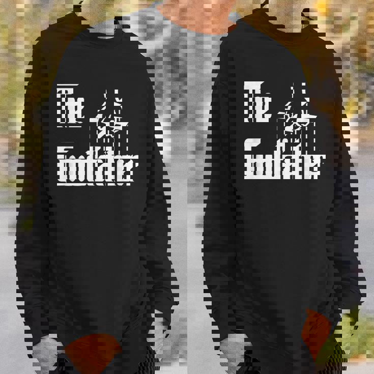 The Goodfather 父の日 ギフト グラフィック ホワイト スウェットシャツ 彼への贈り物