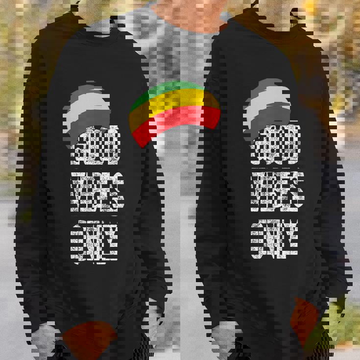 Goodibes Only レゲエ 帽子 レゲエ ラスタファリ ジャマイカ スウェットシャツ 彼への贈り物