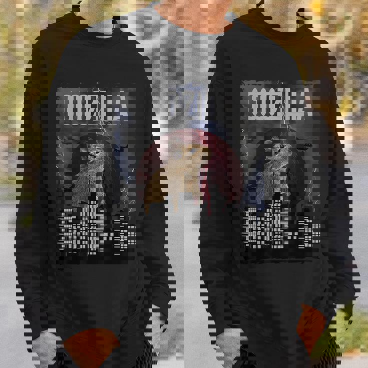 Goozilla オクトドン デグス グッズ おもしろ デグー ことわざ スウェットシャツ 彼への贈り物