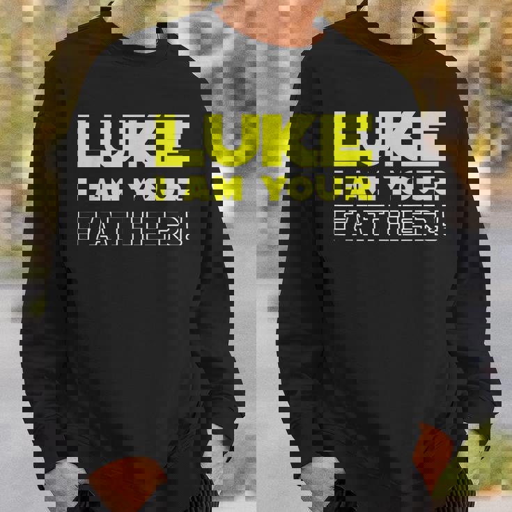 Great Fathers Day From Luke To His Father Sweatshirt Gifts for Him