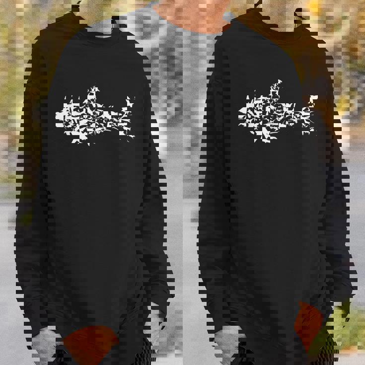 Great Hark サメのシルエット シャークフィッシュホワイトシャーク スウェットシャツ 彼への贈り物