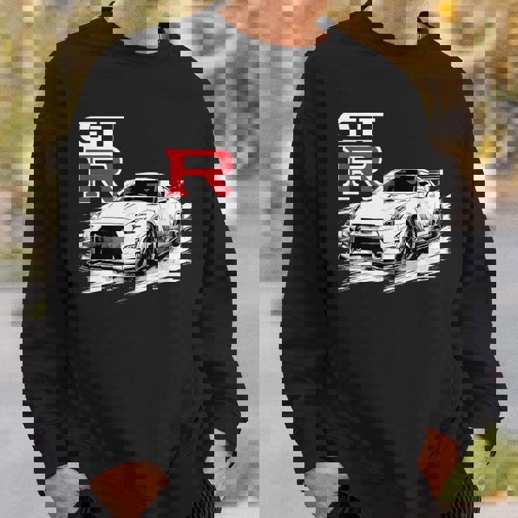 Gt R 35 Jdm ストリートレーシング ドラッグ ドリフト スポーツカー スウェットシャツ 彼への贈り物