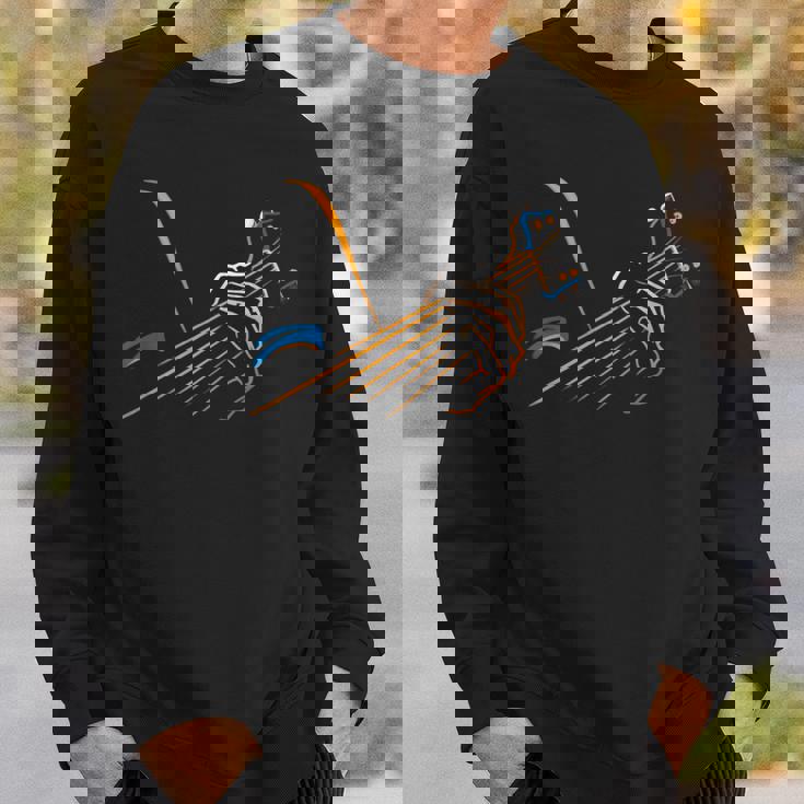 Guitar Lovers スタイライズド バンド ティー アーティスティック ギター スウェットシャツ 彼への贈り物