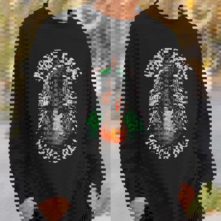 Guitarist Live-Fast Rock ハードロックンロール エレキギター スウェットシャツ 彼への贈り物