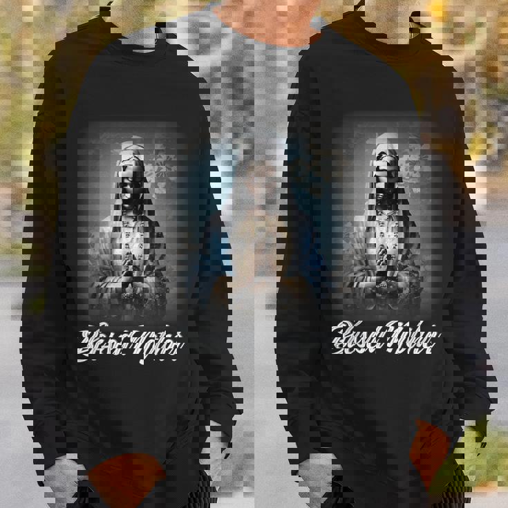 Hail Mary 聖母マリア ロザリオ カトリック スウェットシャツ 彼への贈り物