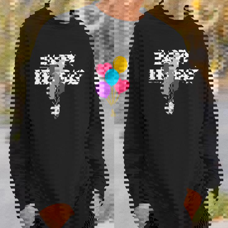 Happy Birthdayお誕生日おめでとう お誕生日おめでとう スウェットシャツ 彼への贈り物