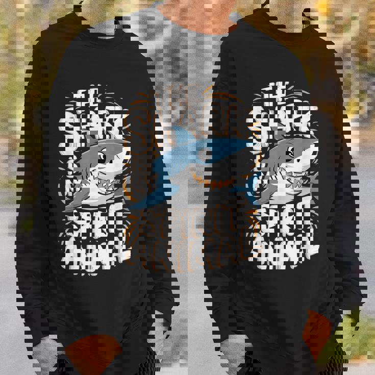 Thehark Is Mypirit アニマル 気まぐれなかわいいサメ スウェットシャツ 彼への贈り物