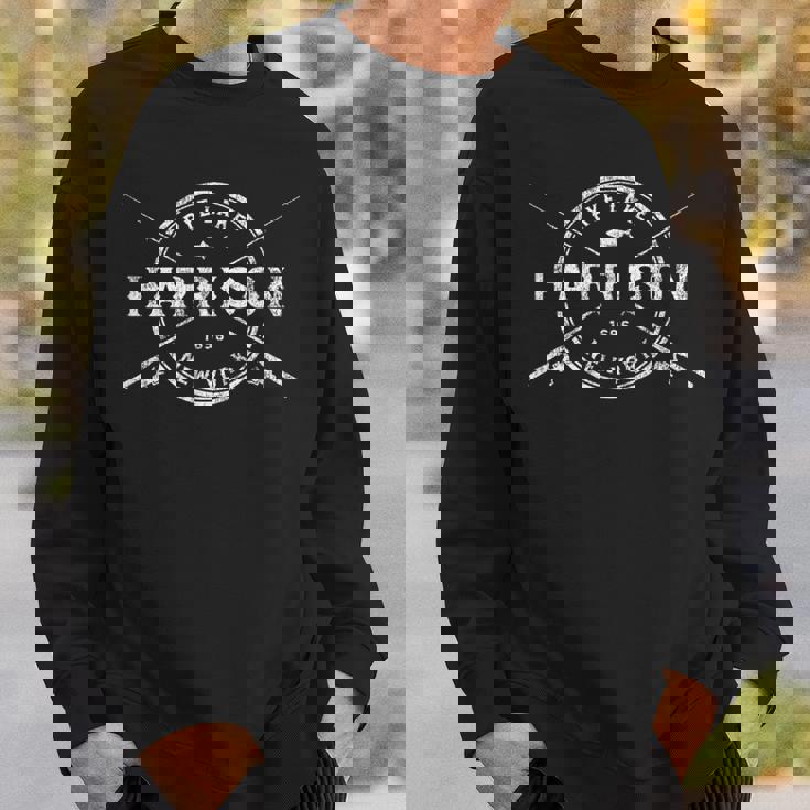 Harrison Ny ヴィンテージ クロス釣り竿 スウェットシャツ 彼への贈り物