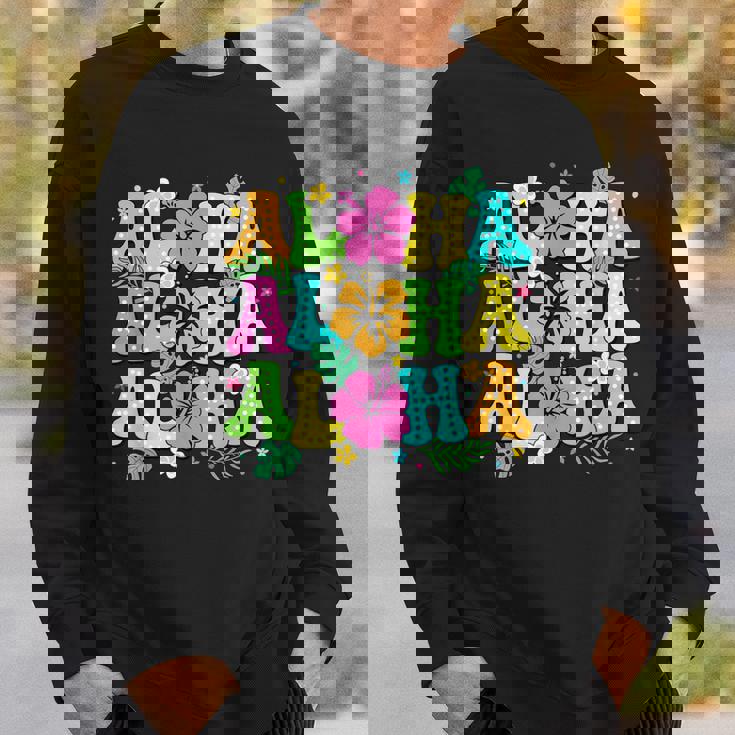 Hawaiian Aloha Tropical Luau Costume Party Hawaii Island Sweatshirt Gifts for Him