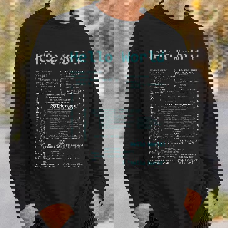 Hello World Includetdio Int Main スウェットシャツ 彼への贈り物
