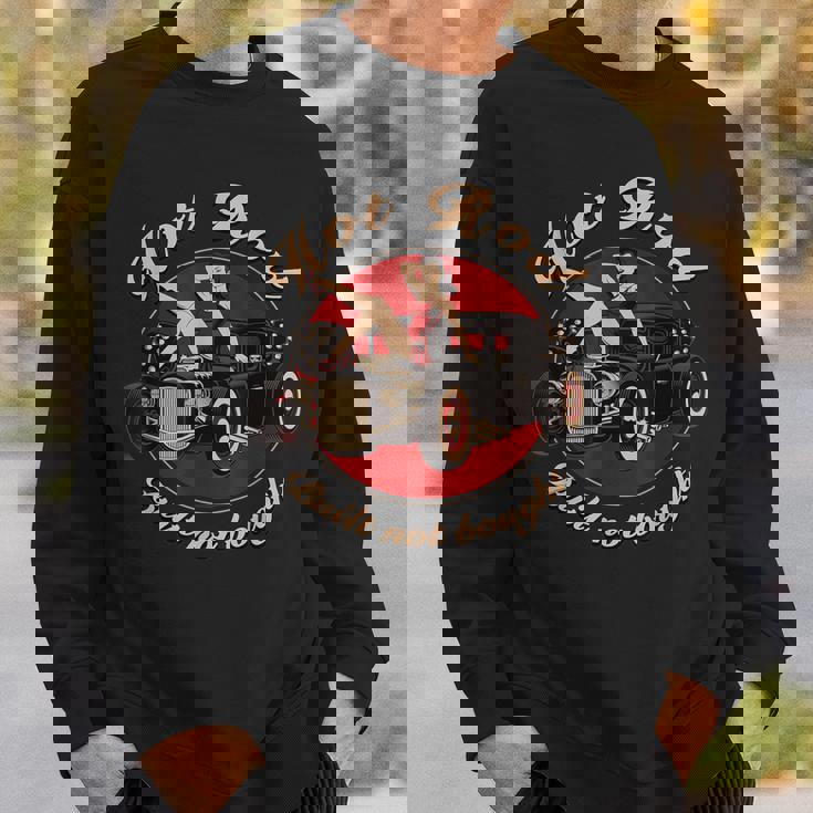 Hot Rod Built Not Bought セクシー ピンナップ ダイス ロカビリー セクシー スウェットシャツ 彼への贈り物