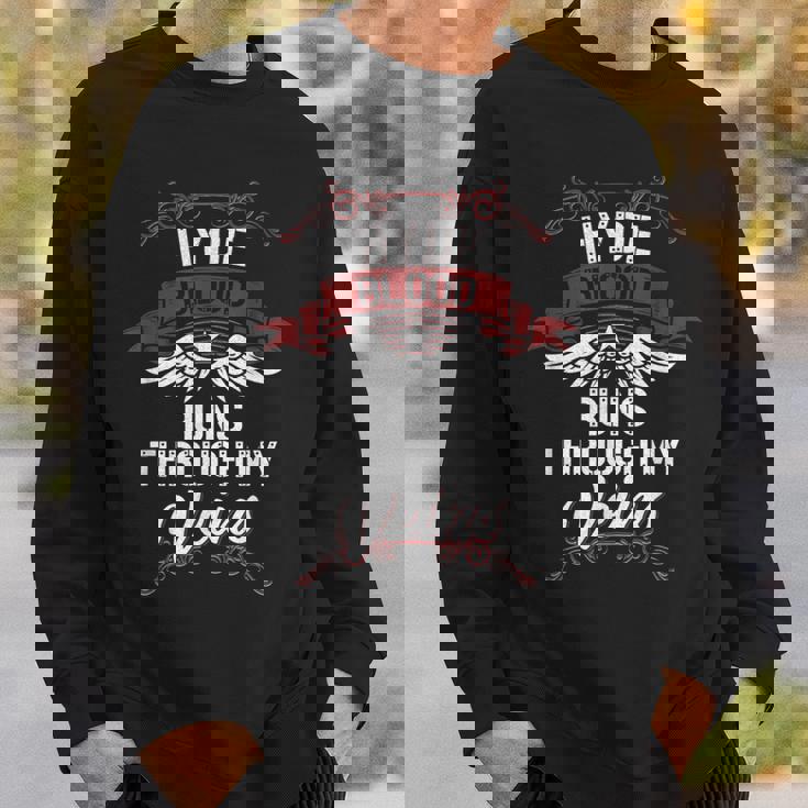 Hyde Blood Runs Through Myeins 苗字 Family スウェットシャツ 彼への贈り物