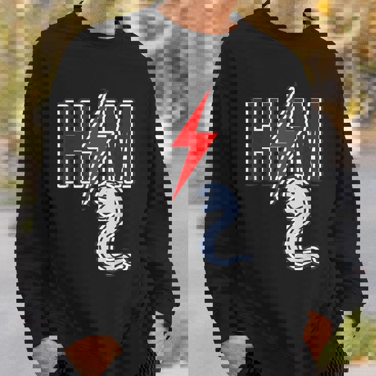 H／M ヘビーメタル《蛇 へび》巳年【どうぶつフレンズ】干支 十二支 2025 ゆるくて かわいい 動物 イラスト 面白 スウェットシャツ 彼への贈り物