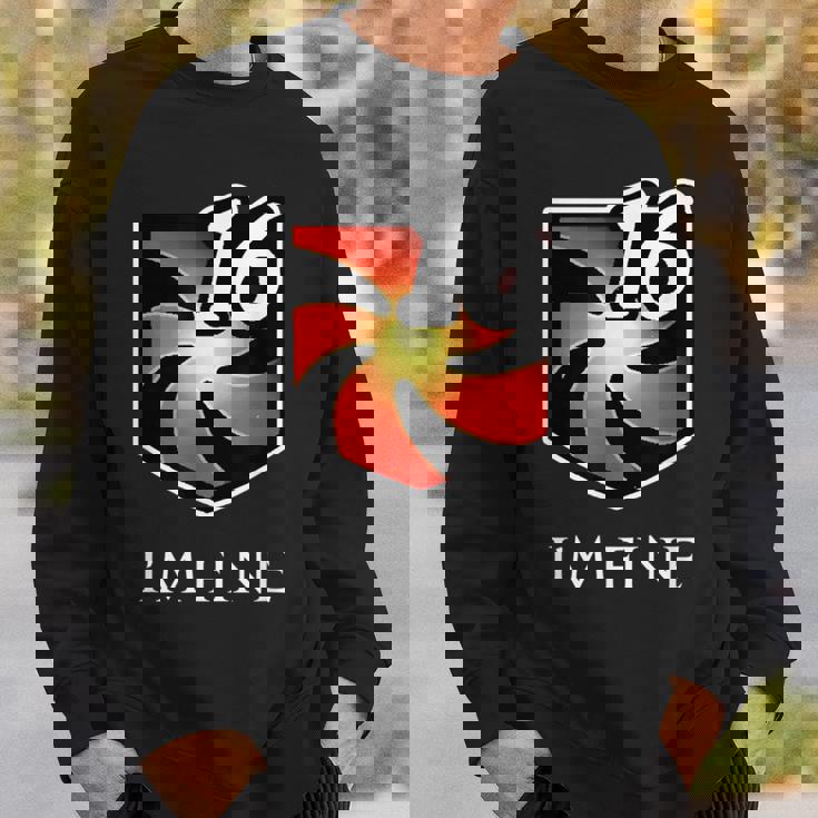 I'm Fine 脆弱性スタックス ファンタジー Mmorpg スウェットシャツ 彼への贈り物