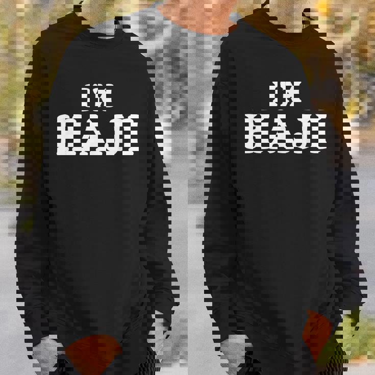 I'm Haji、My Name Is Haji、I Am Haji、パーソナライズ スウェットシャツ 彼への贈り物