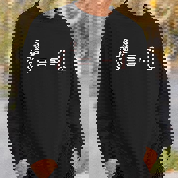 I2 -1 虚数《数学》方程式 【変なデザイン屋さん】理数系 数字 面白い スウェットシャツ 彼への贈り物