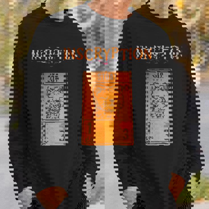 Inscryption 心理ストード カードゲーム ハロウィン 怖い スウェットシャツ 彼への贈り物