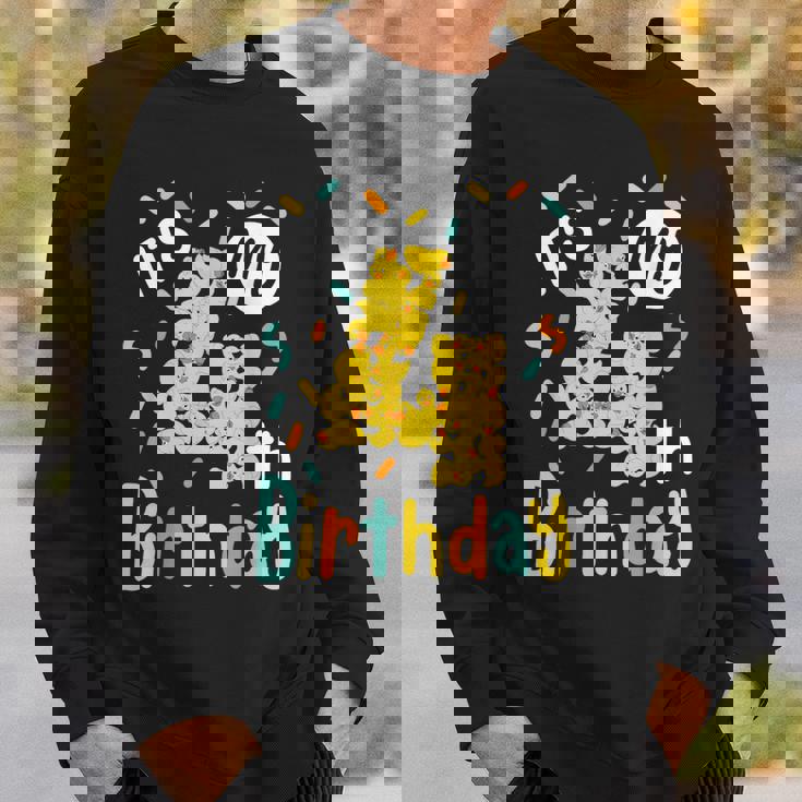 It's My 4Th Birthday ラバーダック 幼児 4歳の誕生日 スウェットシャツ 彼への贈り物