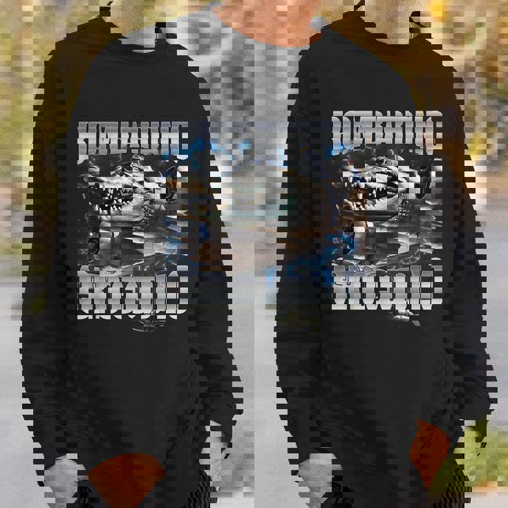 Italian Brainrot Bombardino Crocodilo スウェットシャツ 彼への贈り物