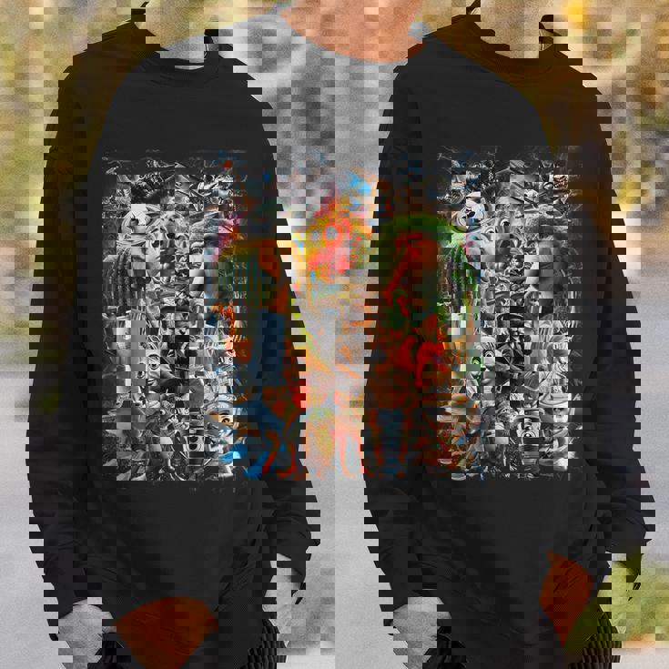 Italian Brainrot 面白い イタリアン ブレイン ロット ミーム キャラクター スウェットシャツ 彼への贈り物