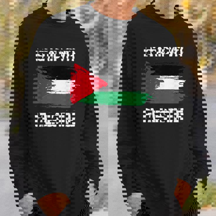Itand With Palestine ペンダント フリーガザエルサレムモスク スウェットシャツ 彼への贈り物