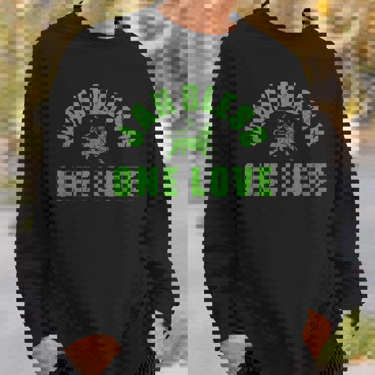 Jah Bless Reggae Music Lion Of Judah Jamaica レゲエ ダンスホール スウェットシャツ 彼への贈り物