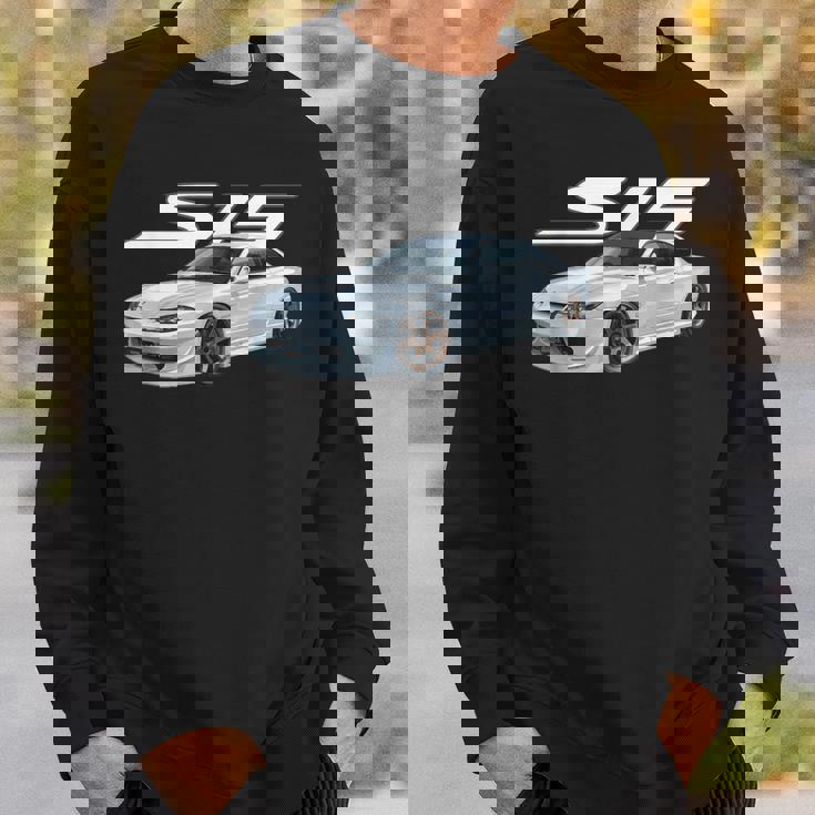 Jdm Car15ertextanced Aspen ホワイト ドリフトマシン スウェットシャツ 彼への贈り物