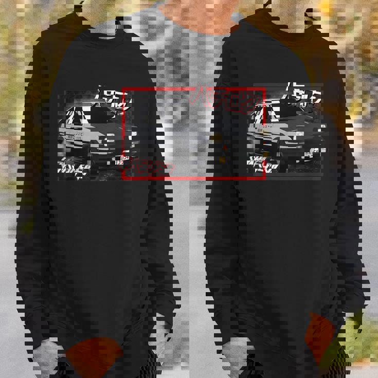 Jdm ドリフト アニメ マンガ 車 八六 スウェットシャツ 彼への贈り物