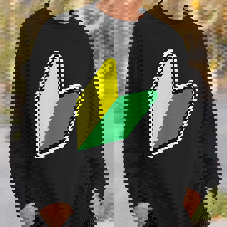 Jdm：Jdmマークビギナードライバー若葉商信社シンボル スウェットシャツ 彼への贈り物