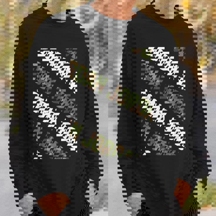 Jordanカモ柄グリーンカモフラージュ スウェットシャツ 彼への贈り物