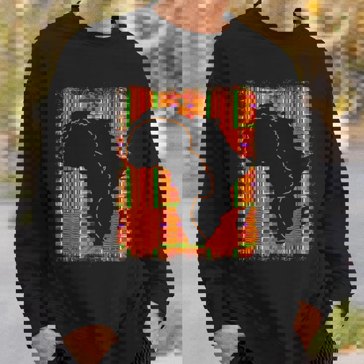 Junenth History Freedom アフリカ地図 ケンテ女王 スウェットシャツ 彼への贈り物