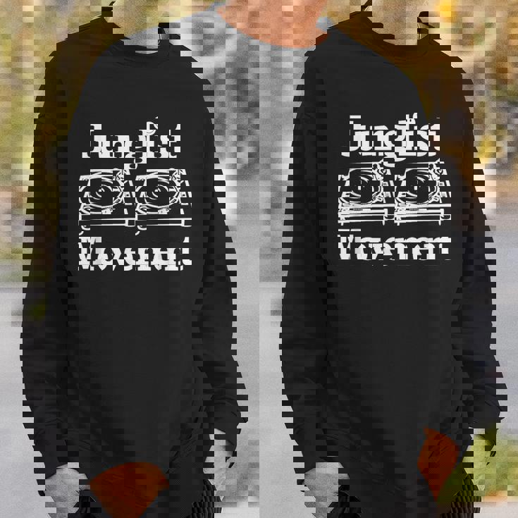 Junglist Movement ジャングルドラムとバスミュージックデザイン スウェットシャツ 彼への贈り物