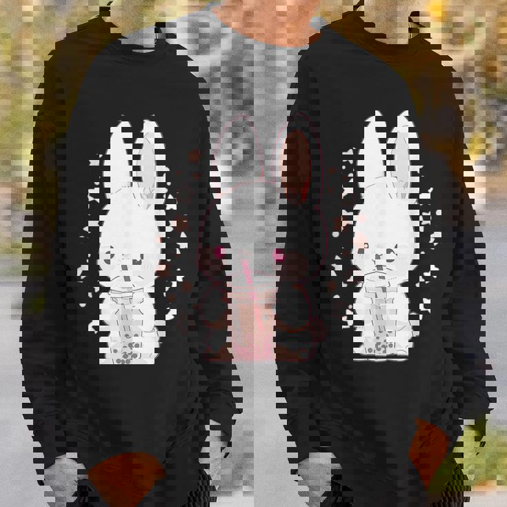 Kawaii Rabbit Drink バブルティー ウサギ ボバ スウェットシャツ 彼への贈り物