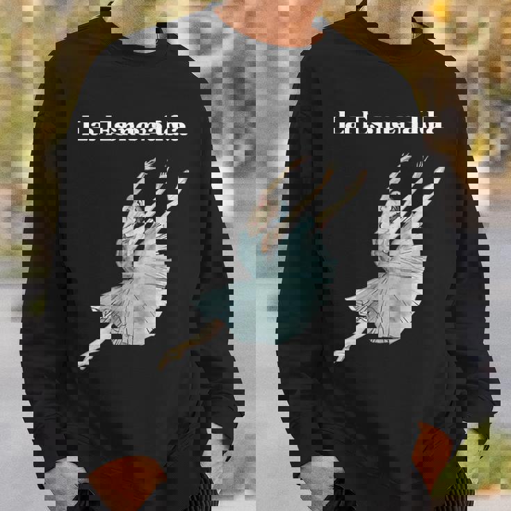 La Esmeralda バレエダンサー バレリーナ ポワント チュチュダンス スウェットシャツ 彼への贈り物