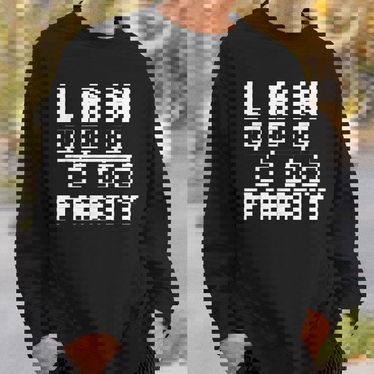 Lan Party レトロゲームtシャツ スウェットシャツ 彼への贈り物