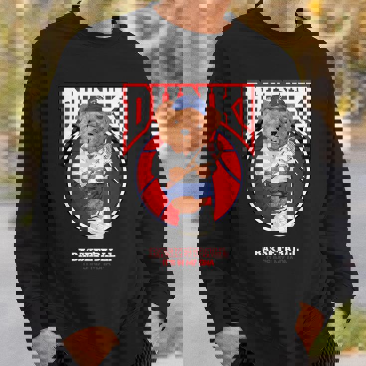 The Legend Teddy Bear Basketballlam Dunk Cool Basketball スウェットシャツ 彼への贈り物