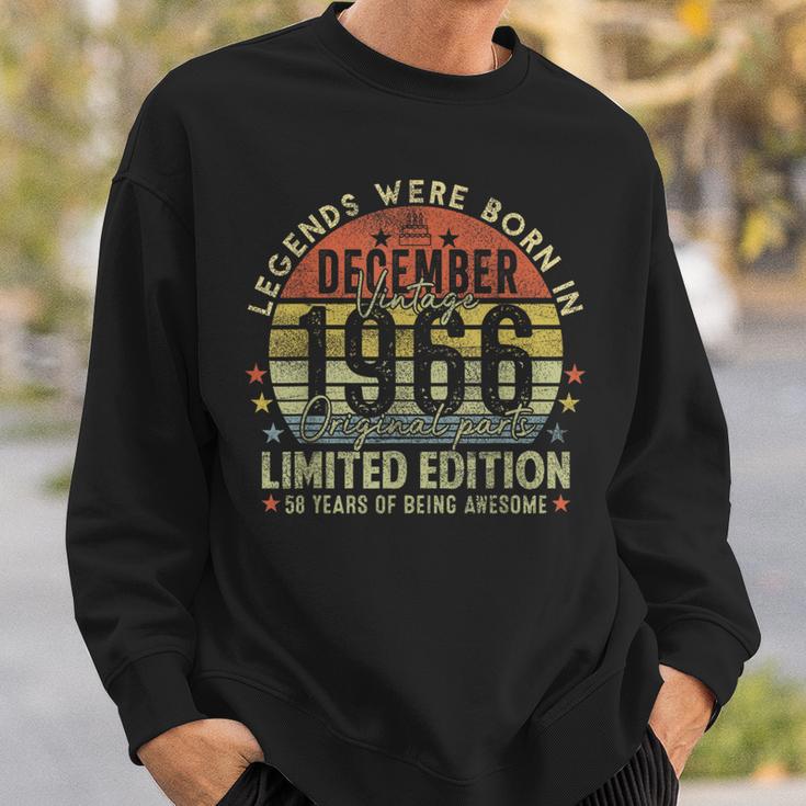 Legendince December 1966Intage 58Th Birthday Est 1966 スウェットシャツ 彼への贈り物