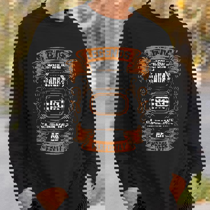 Legends Were Born In January 1959 誕生日プレゼント スウェットシャツ 彼への贈り物