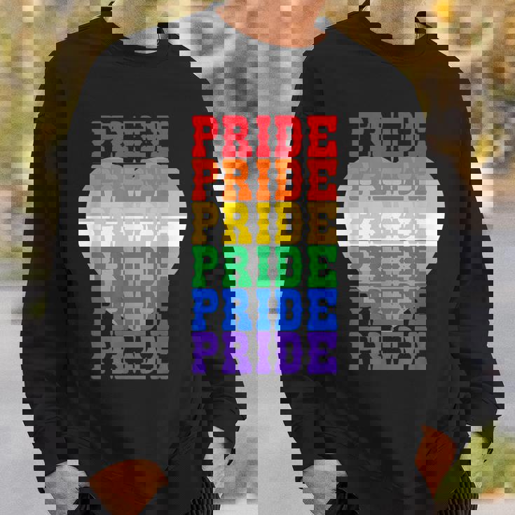 Lgbtq レインボーカラーのプライド スウェットシャツ 彼への贈り物