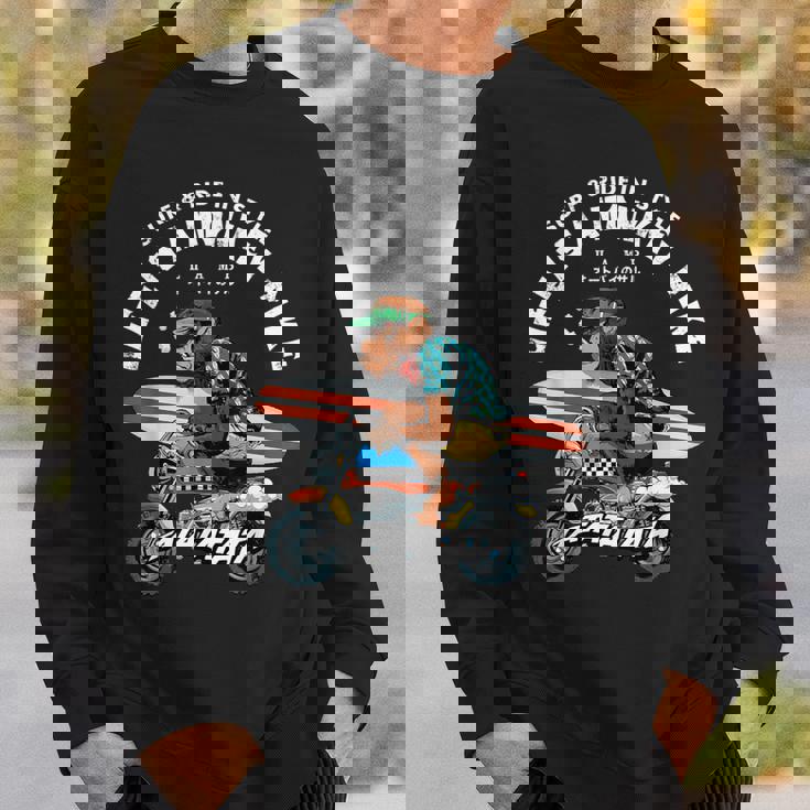 Life Is A Monkey バイク サーフィン 猿版 スウェットシャツ 彼への贈り物