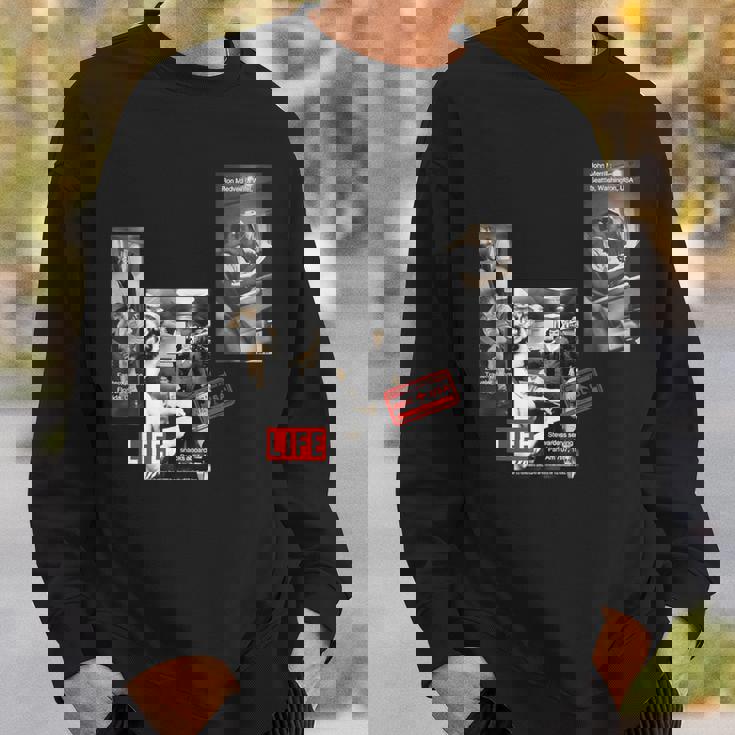 Life Picture Collection トラベル（7） 飛行機 ／ 空の旅 ／ スチュワーデス ／ 旅行者 スウェットシャツ 彼への贈り物