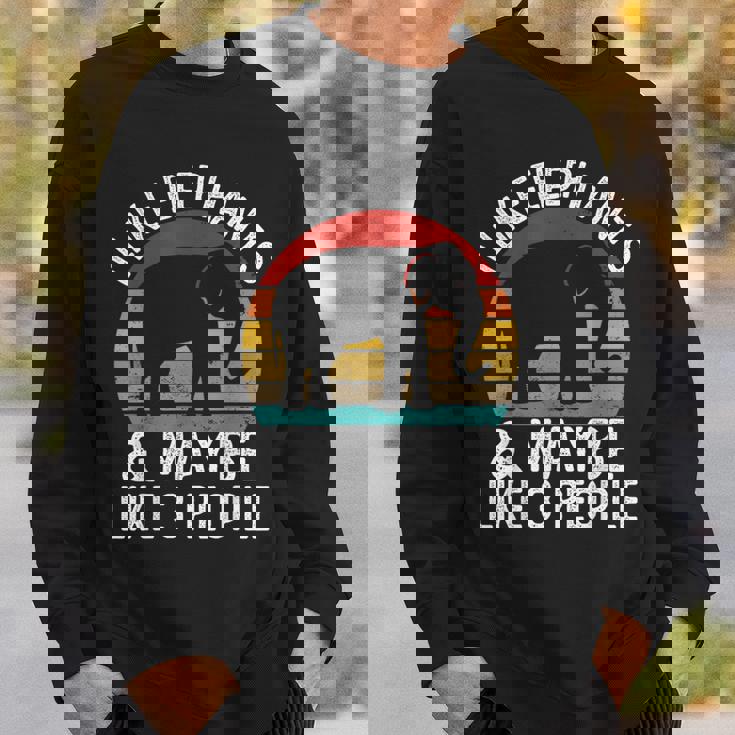 I Like Elephants And Maybe Like 3 People シャツ 象 スウェットシャツ 彼への贈り物