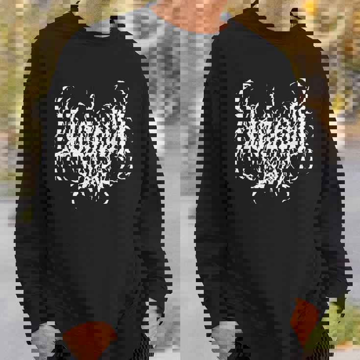 Live Life Laugh Love デスメタルスタイル スウェットシャツ 彼への贈り物