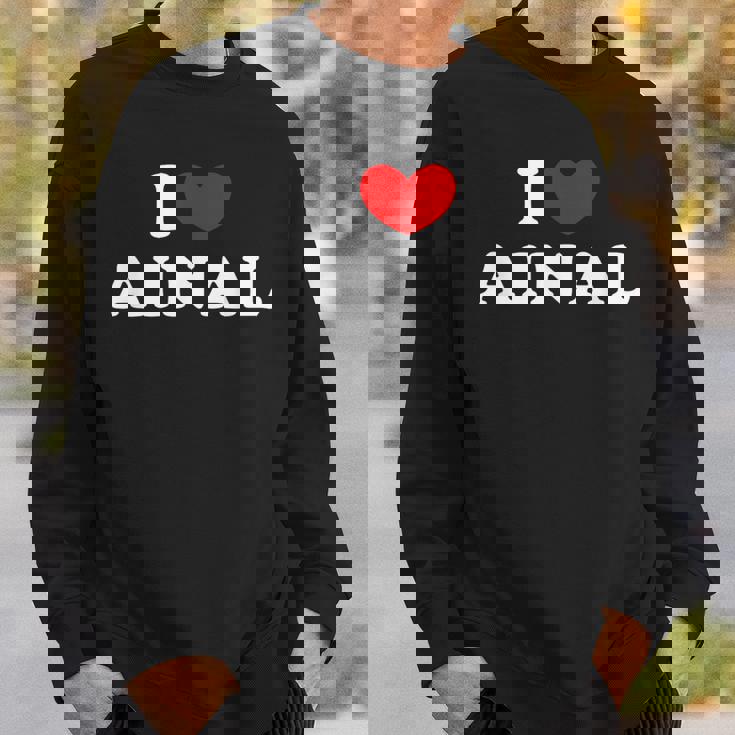 I Love Ainal 私は愛する Ainal スウェットシャツ 彼への贈り物