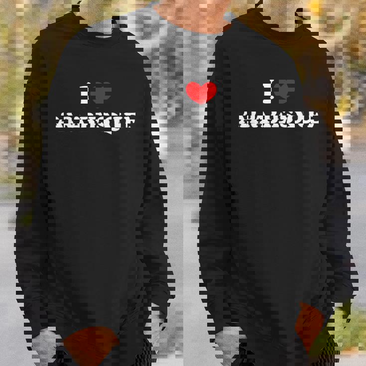 I Love Arabesque I Heart アラベスク スウェットシャツ 彼への贈り物