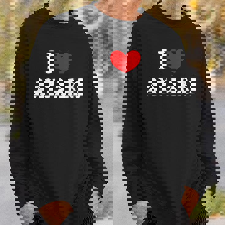 I Love Ayari 私は愛する Ayari スウェットシャツ 彼への贈り物