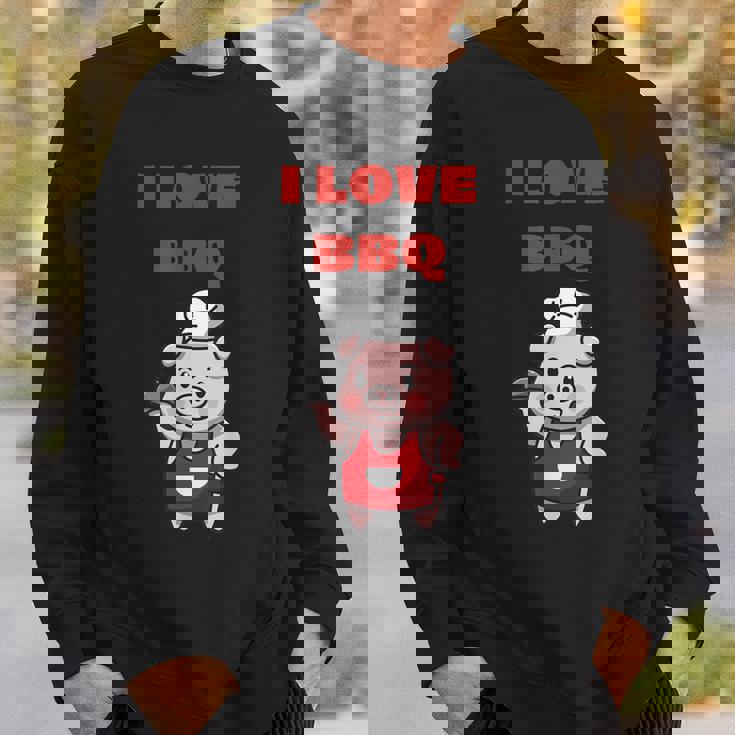 I Love Bbq グリル & スモーカー スウェットシャツ 彼への贈り物
