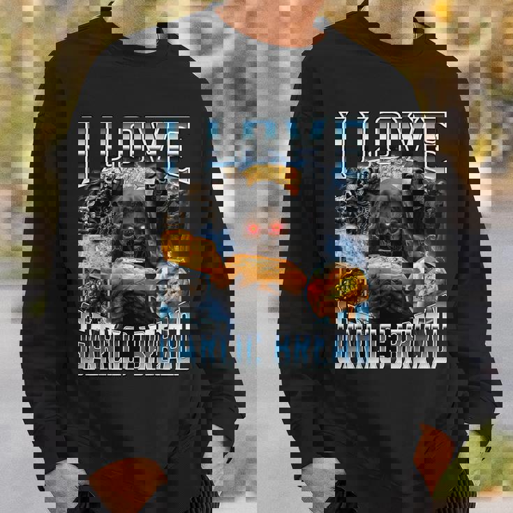 I Love Garlic Bread スウェットシャツ 彼への贈り物